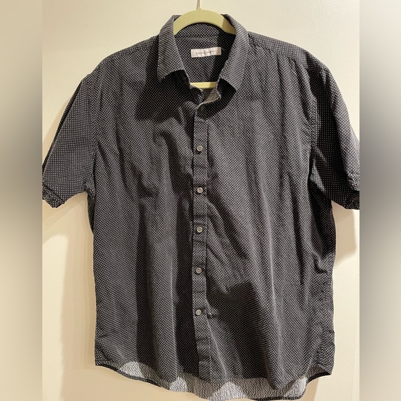 James Campbell casual button up shirt size XL micro dot print - Picture 1 of 2